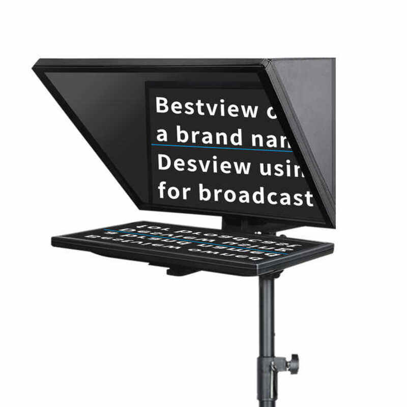 BESTVIEW T17 TELEPROMPTER SET WITH 17'' REVERSING MONITOR FOR BROADCAST RECORDING