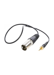 Saramonic 3-Pin XLR Cable, 3-Pin XLR Male to 3.5 mm Jack Replacement Locking-Type, Black