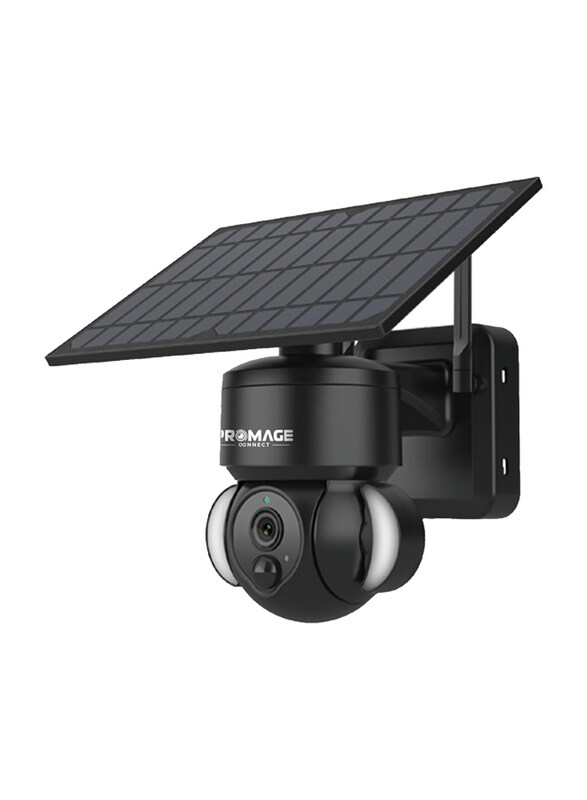 

Promage Connect Connect 3MP 360° PTZ Outdoor Security Camera, Black