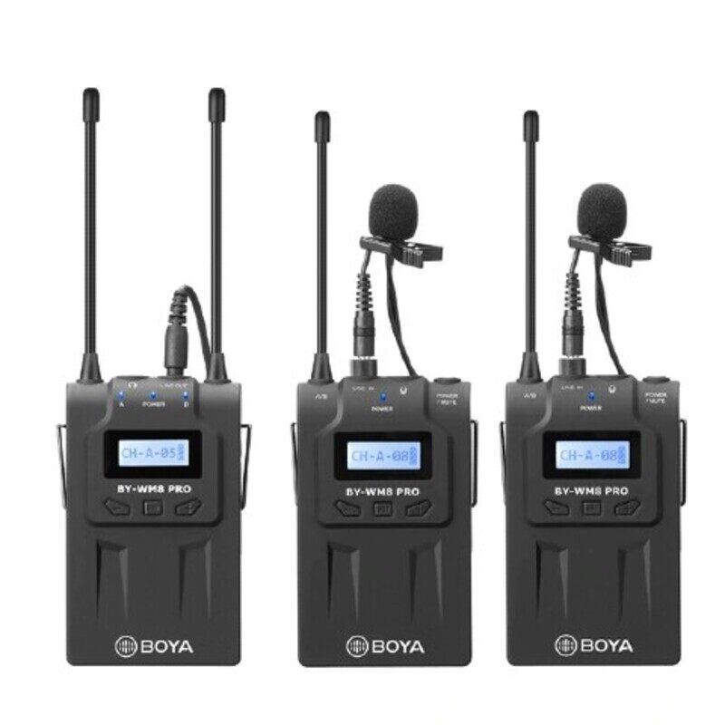 BOYA BY-WM8-PRO-K2 UHF WIRELLESS MIC SYSTEM