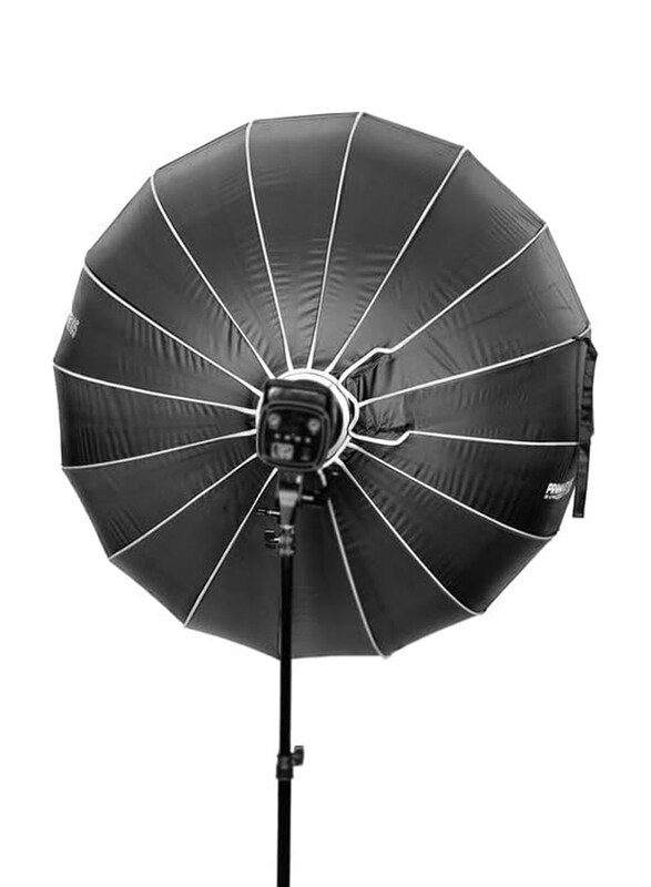 

Generic Promage 105cm Quick Folding Umbrella Softbox with Grid, PM-USG41, Black