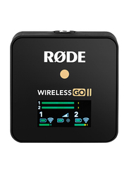 Rode Wireless GO II 2-Pieces Person Compact Digital Wireless Microphone Set, Black