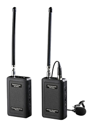 نظام ميكروفون لاسلكي من أومني لافاليير للكاميرا من سارامونيك SR-WM4C VHF ، أسود