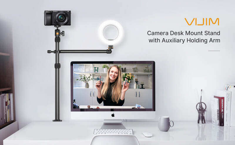 

Ulanzi VIJIM LS02 Camera Desk Mount Stand with Auxiliary Holding Arm
