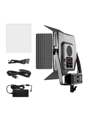 Great Video Maker Dimmable Bi-Color 900D LED Video Light and Stand Lighting Kit, 1 Light Packs, Black/White