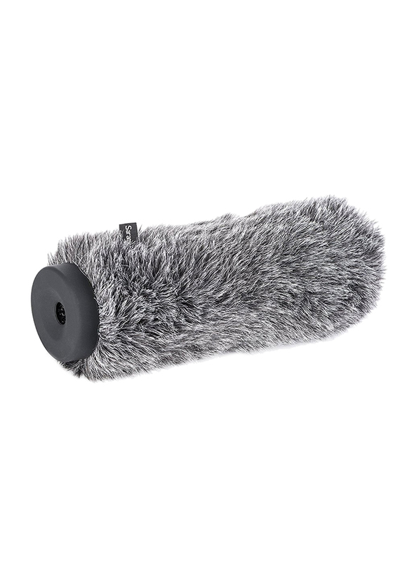 Saramonic TM-WS7 Professional Slide-On Furry Windshield for Long Shotgun Microphones 19-24mm In Diameter, Black