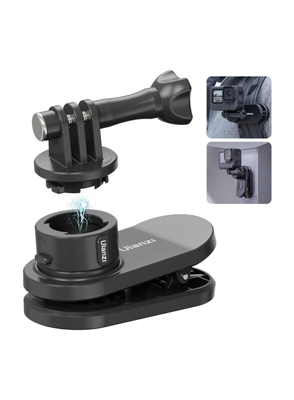 

Generic Ulanzi Magnetic Suction Clip Clamp Mount for Gopro, Go Quick II, Black