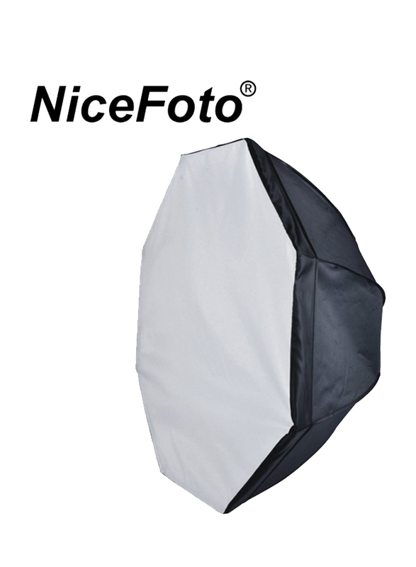 Nicefoto NE08-OSBG 80CM Octagonal Softbox with Grid, Black/White