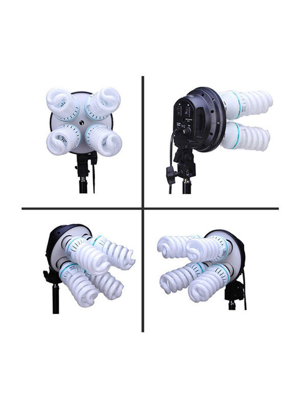 Nicefoto KT-1301 Digital Light Kits, 50x70cm Softbox, Light Stand LS-220A, E27 Daylight Bulb 36W, Multicolor