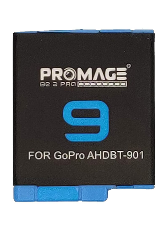 

Multiple Promage Battery for GoPro Hero9 Black, Black