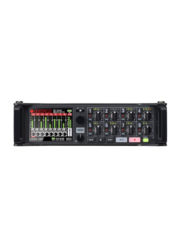 

Zoom F8n-Pro/GE Multitrack Field Recorder, Black
