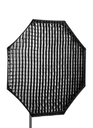 Nicefoto BDSG-60CM Beauty Dish Softbox with Grid, Black/Silver