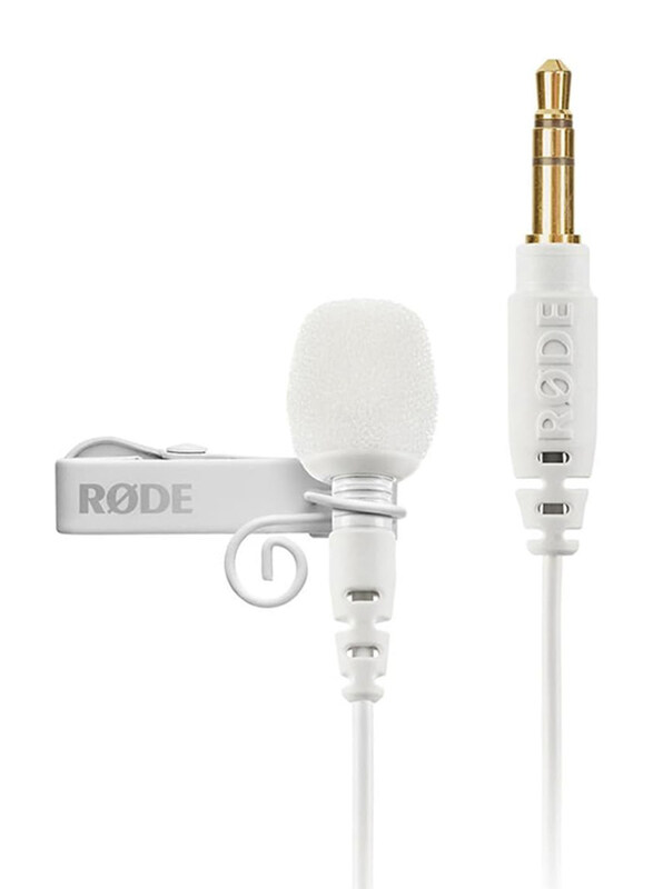 

Rode Lavalier Go Professional Lapel Microphone Broadcast, White