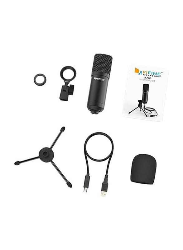 

Fifine K780 USB Computer PC Condenser Microphones, Black