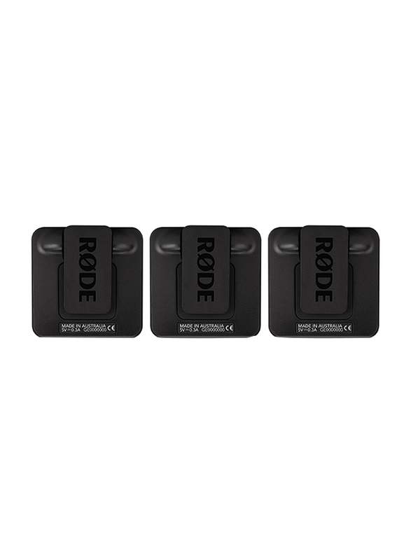 Rode Wireless GO II 2-Pieces Person Compact Digital Wireless Microphone Set, Black