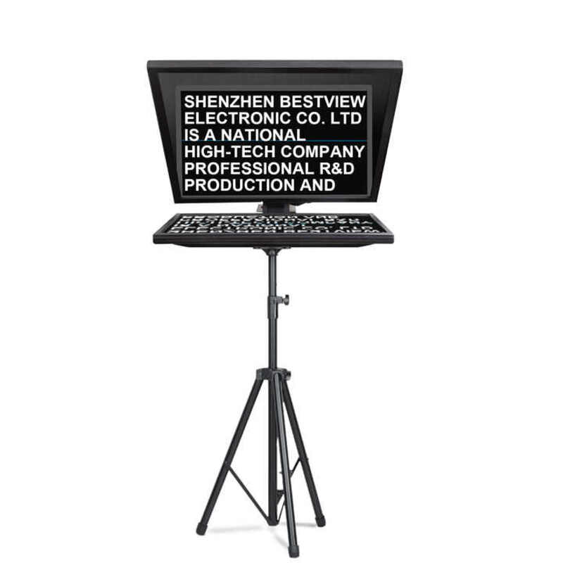 BESTVIEW T17 TELEPROMPTER SET WITH 17'' REVERSING MONITOR FOR BROADCAST RECORDING