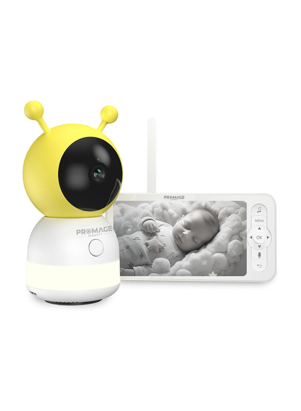 

Promage Connect 3MP 2K Indoor Security Camera, White