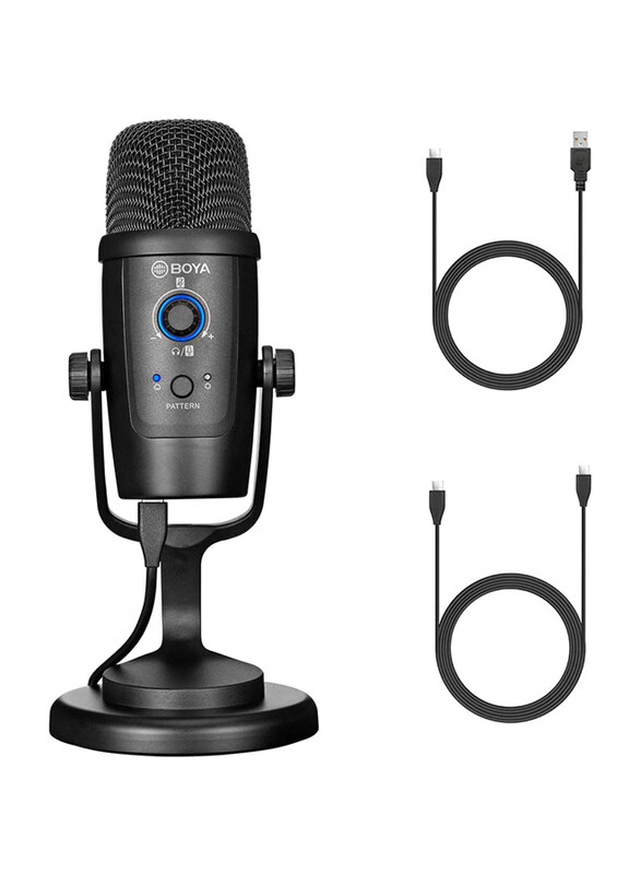 

Boya PM500 USB Microphone with USB-A& USB-C Cable, Black