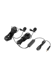 Saramonic Lavmicro 2m Lavalier Microphone, with 2 Capsules, Black