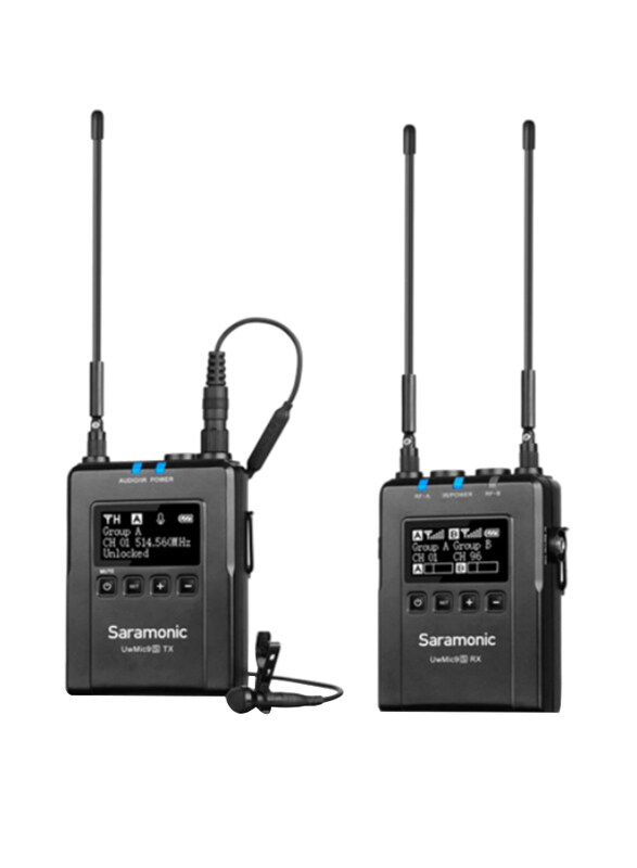 

Saramonic (TX+RX) Camera-Mount Wireless Omni Lavalier Microphone System, Black