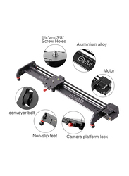 GVM 27-inch Aluminum Alloy Motorized Camera Slider with Controller for Interview Film Photography, Black