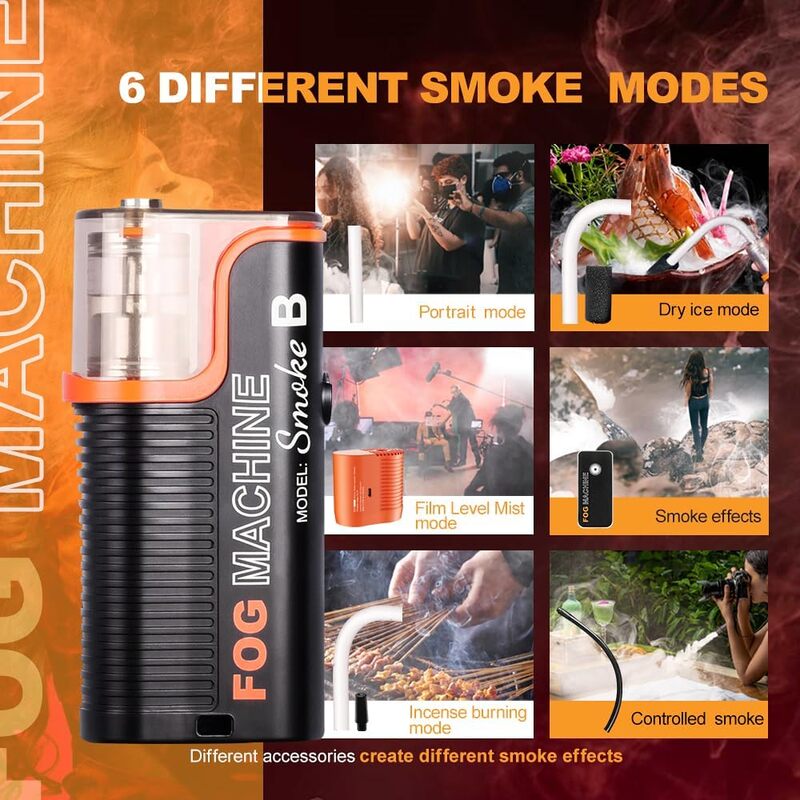 LENSGO SMOKE B ALL-IN-ONE HANDHELD MINI FOG MACHINE (40W)