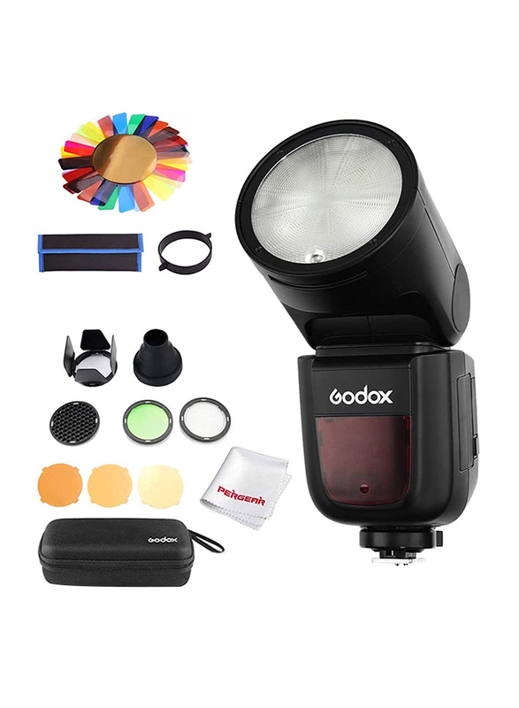 Godox V1-S Round Head Camera Flash for Sony, Black