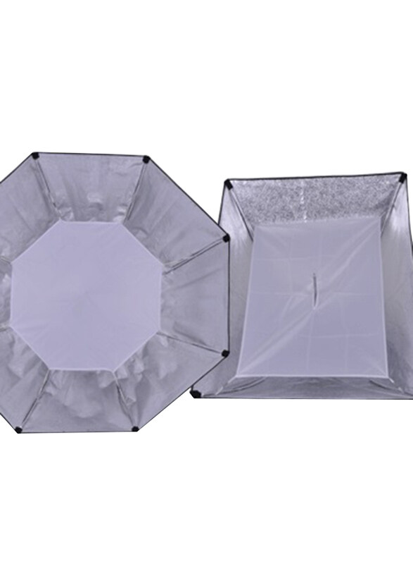 

Generic NiceFoto USB-K95CM Umbrella Frame Softbox with Diffuser, Black/Silver