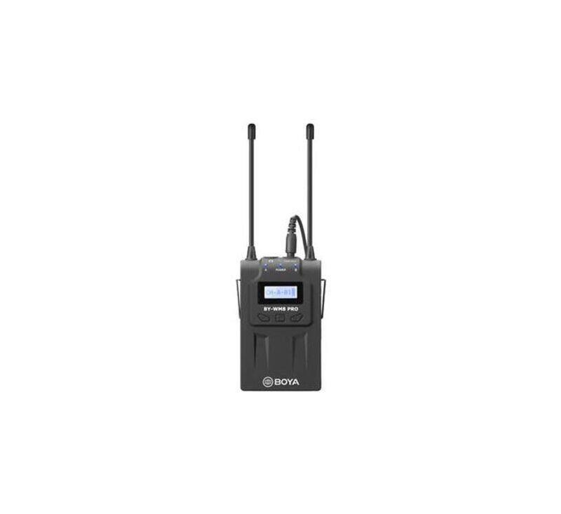 BOYA RX8 PRO DUAL CHANNEL UHF WIRELESS RECEIVER