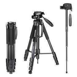 NEEWER ALUMINUM ALLOY CAMERA TRIPOD MONOPOD WITH PAN HEAD(BLACK)