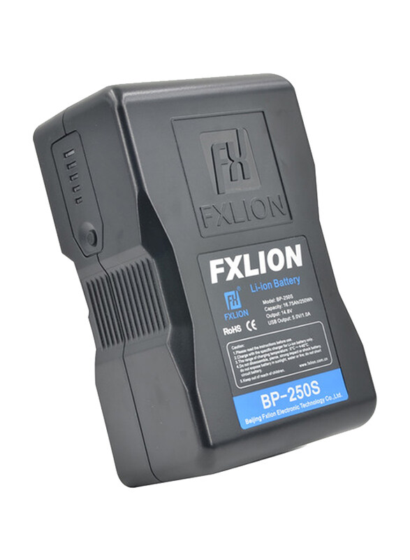 

Fxlion BP-250S Cool Black Series 250Wh 14.8V V-Mount Battery, Black