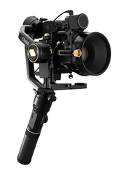 زيون Crane-2S مثبت جيمبال 3 محاور مع مقبض لكاميرات دي اس ال ار / بدون المرآة, اسود