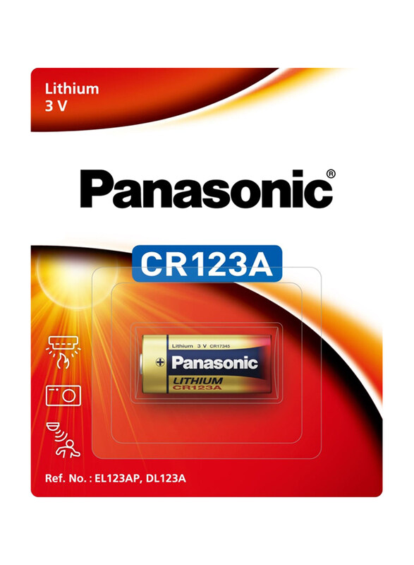 

Panasonic CR-123AW Lithium Battery, Multicolour