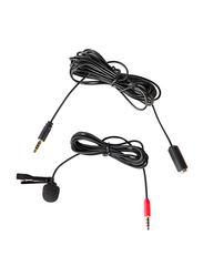Saramonic SR-LMX1+ Lavalier Microphone for Apple iPhone/Android Devices, Black