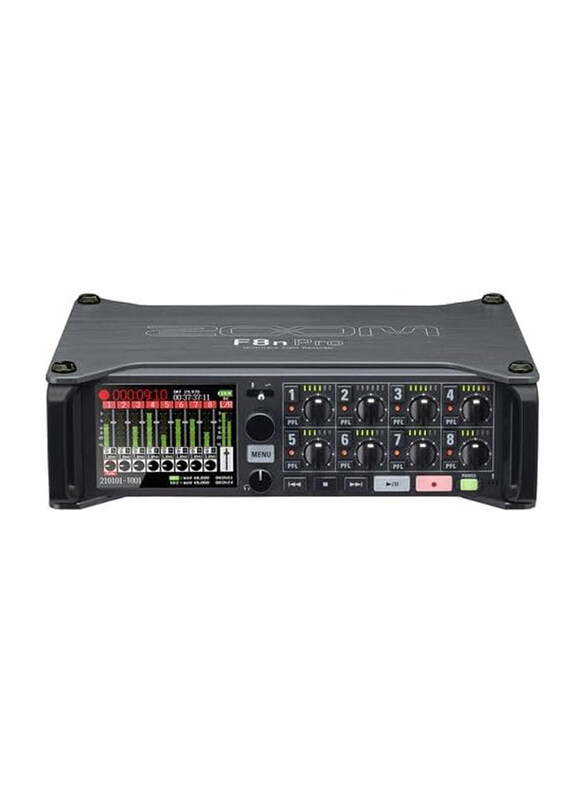 

Zoom F8n Pro Professional Field Recorder/Mixer, Black
