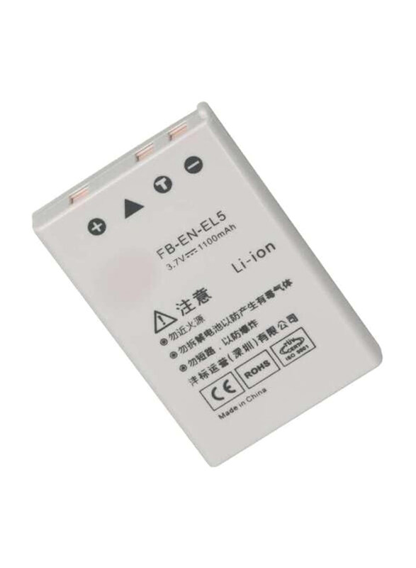 

Promage EN-EL5 Rechargeable Camera Battery for Nikon Coolpix Cameras, White