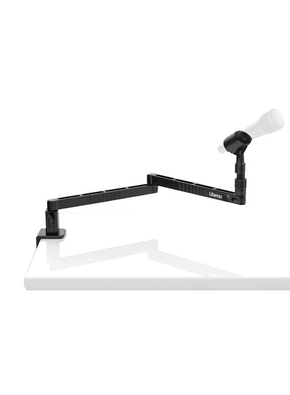 

ULANZI LS26 Low Profile Mic Arm, Aluminium Mic Arm Desk Mount 360° Rotatable Foldable Microphone Low Arm, Multicolour