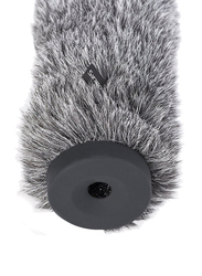 Saramonic TM-WS7 Professional Slide-On Furry Windshield for Long Shotgun Microphones 19-24mm In Diameter, Black
