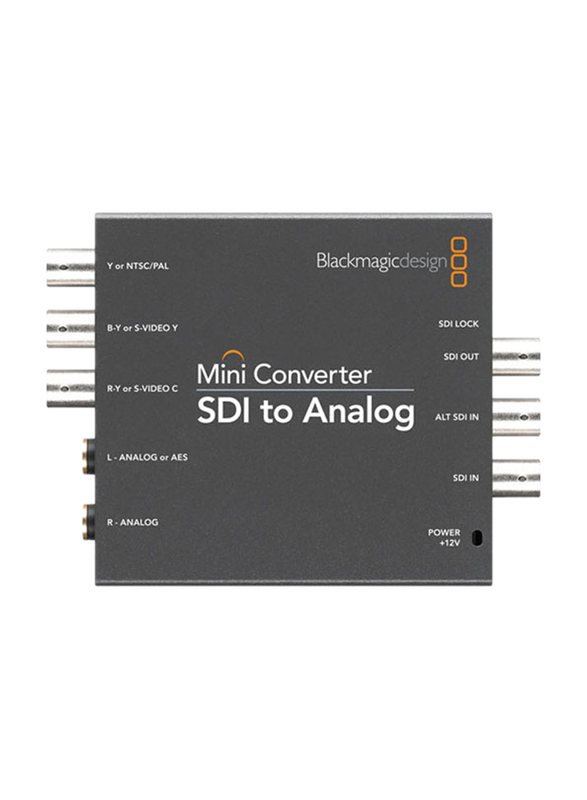 Blackmagic Design SDI to Analog Mini Converter, Dark Grey