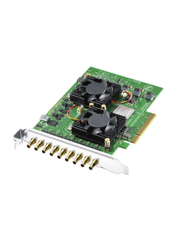 

Multiple Blackmagic Design 12 DeckLink Quad 2 8-Channel 3G-SDI Capture & Playback Card with 720p/1080p Cross-Conversion, 563980Z, Multicolour