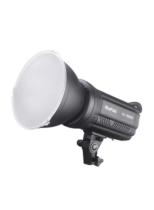 

Generic Nicefoto HC-1000SB Multiple Scenario Mode Daylight Cob LED Video Light with Bowens Mount, Black