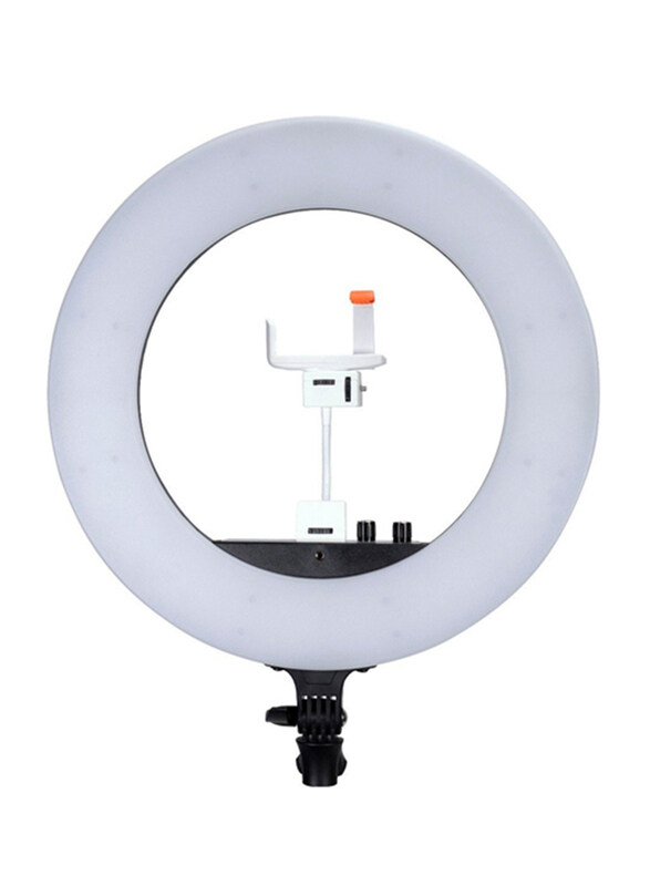 

Generic Nanguang Ring Light Venus V48C R480C Bio-Color 5600K-3200K with Mirror & Bracket, Black