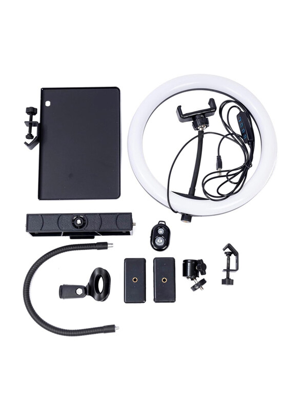 

Promage 10-inch Ring Light with Cell Phone Holder, Black