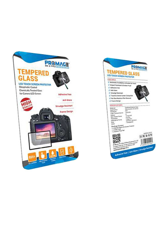 

Promage LCD Tempered Glass Screen Protector for Canon 760D, Clear