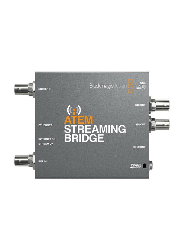 

Blackmagic Design Atem Streaming Bridge for ATEM Mini Pro Streaming Switchers, Grey