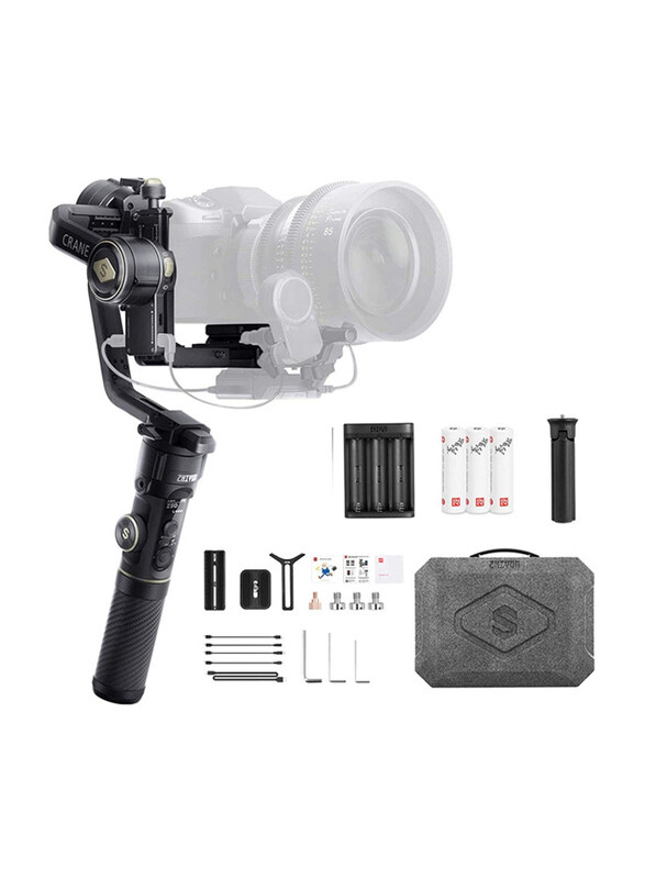 

Generic Zhiyun Crane-2S 3-Axis Handheld Gimbal Stabilizer Combo Kit, Black