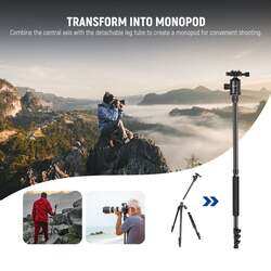 Neewer Aluminum Alloy Camera Monopod Tripod with Ballhead