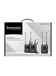 Saramonic (TX+TX+RX) 2-Person Camera-Mount Wireless Omni Lavalier Microphone System, Black