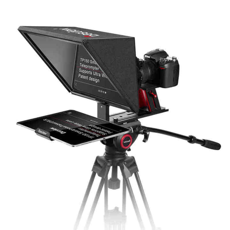 BESTVIEW TP150 PORTABLE TELEPROMPTER FOR 15 INCH IPAD TABLET PHONE CAMERAS DSLR