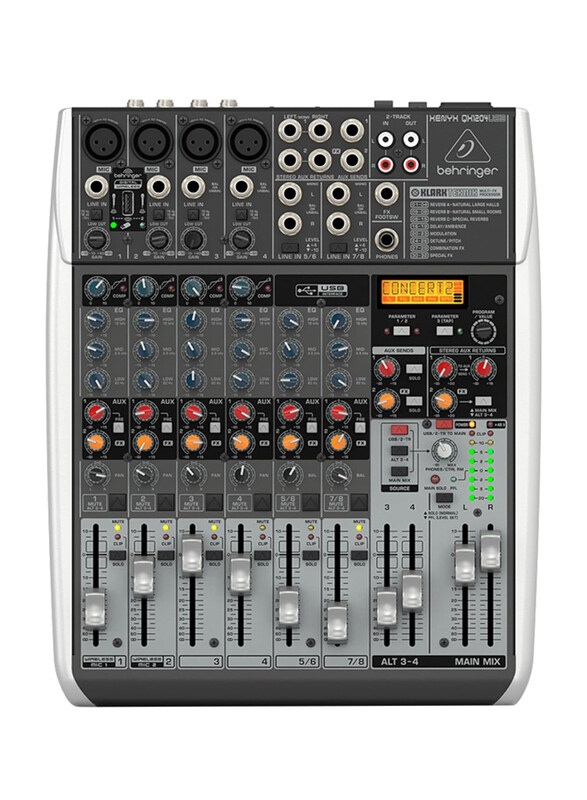 

Multiple Behringer 12-Channel Mixer, QX1204USB, Black/Silver